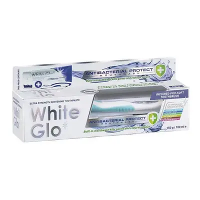 Dentifricio antibatterico Protect con collutorio, 100 ml, White Glo