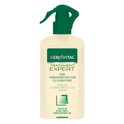 Siero Termoprotettore con Cheratina, Gerovital Tratament Expert, 150 ml, Farmec