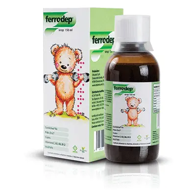 Sciroppo per bambini Ferrodep, 150 ml, Dr. Phyto