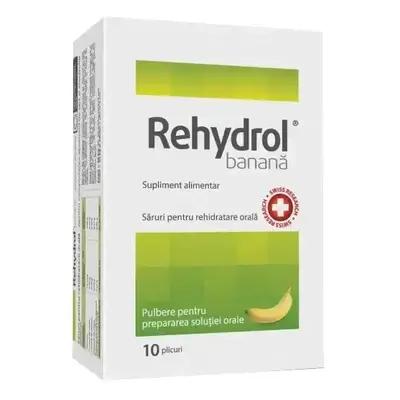 Rehydrol banana, Soluzione di reidratazione, 10 bustine, MBA Pharma Innovation