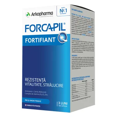 Forcapil Fortifiant per capelli e unghie, 180 capsule, Arkopharma