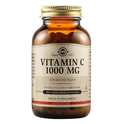 Vitamin C 1000 mg, 100 capsule vegetali, Solgar