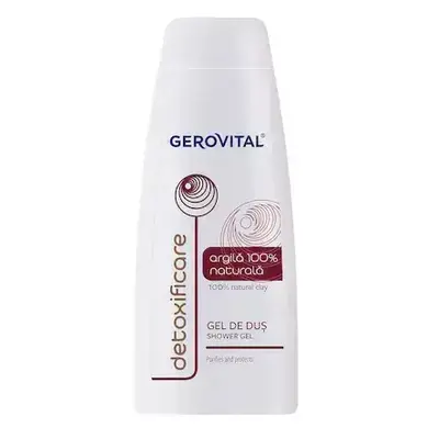 Gerovital Gel doccia all'argilla naturale al 100%, 400 ml, Charm