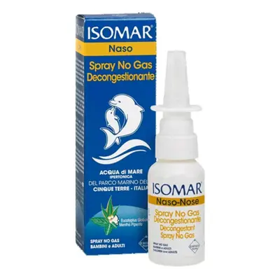 Isomar Spray No Gas Decongestionante Acqua Di Mare Ipertonica, 30ml