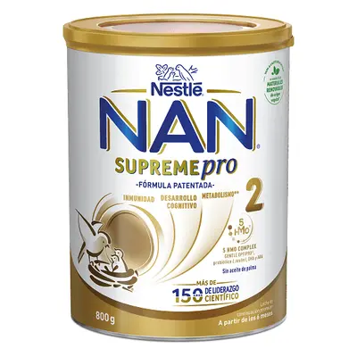 Formula di latte in polvere Nan 2 Supreme Pro, 800 gr, Nestlé