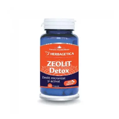 Zeolite Detox, 60 capsule, Herbagetica