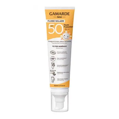 Crema solare per neonati con SPF50, 100 ml, Gamarde