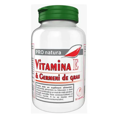 Vitamina E e germe di grano, 90 capsule, Pro Natura