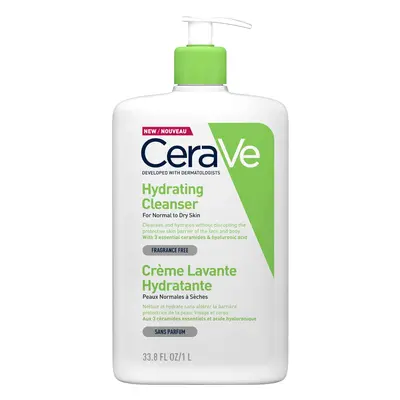 CeraVe Detergente Idratante, Da normale a secca, 1000 ml