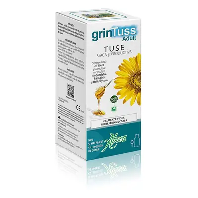 Sciroppo per la tosse GrinTuss per adulti, 180 ml, Aboca