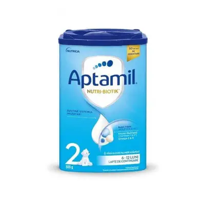 Latte di proseguimento in polvere Aptamil 2 Nutri-Biotik, 6-12 mesi, 800 g, Nutricia