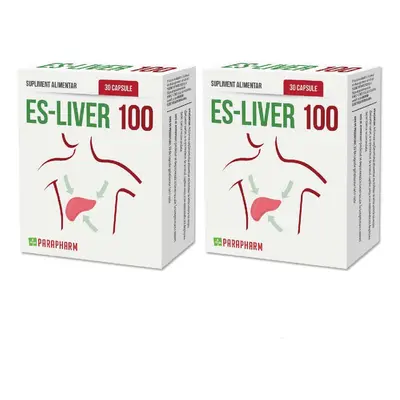 Es-Liver 100, 30 capsule + 30 capsule, 1+1, Parapharm