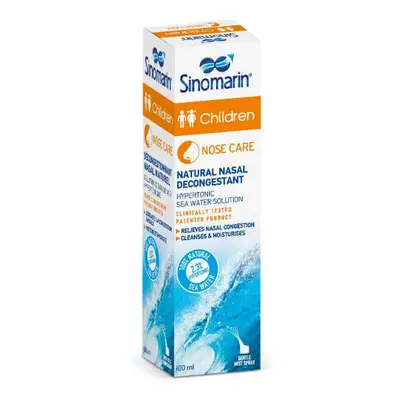 Spray nasale decongestionante per neonati e bambini Sinomarin Children, 100 ml, Gerolymatos Inte