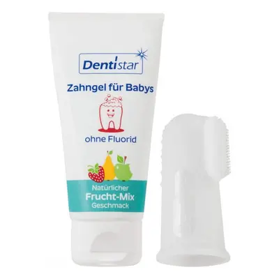 Confezione dentifricio 30ml + ditale morbido in silicone, +3 mesi, Dentista