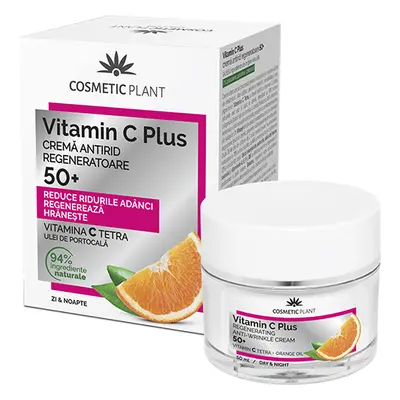 Crema rigenerante antirughe 50+ Vitamina C Plus, Pianta cosmetica