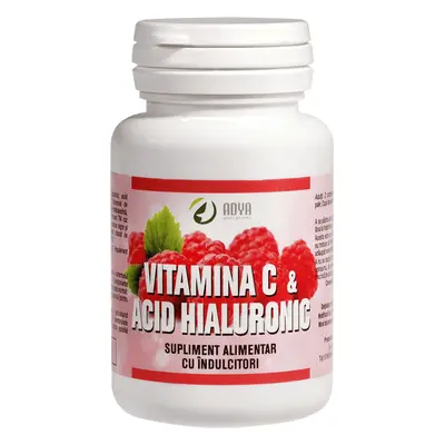 Vitamina C 200 mg e acido ialuronico, 30 compresse, Adya