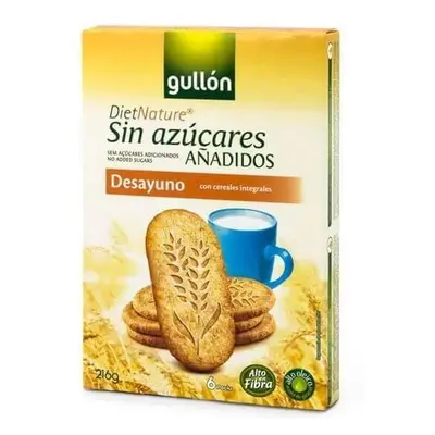 Biscotti senza zucchero Colazione ai cereali, 216 g, Gullon