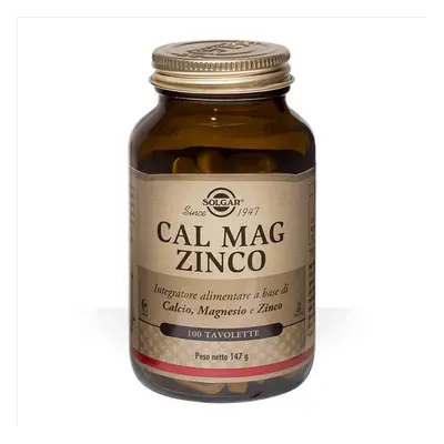 Solgar Cal Mag Zinco Integratore Alimentare 100 Tavolette