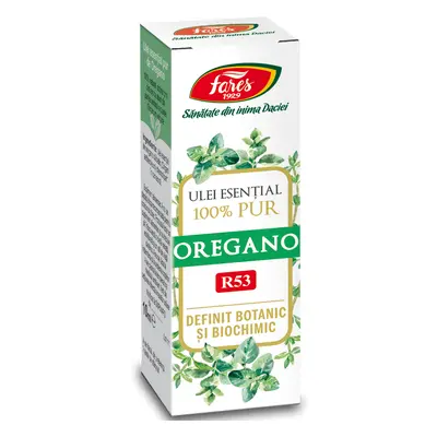 Olio essenziale di origano (R53), 10ml, Fares