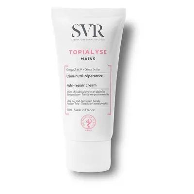 SVR Topialyse - Mains Crema Mani Nutriente e Lenitiva per Mani Danneggiate, 50ml