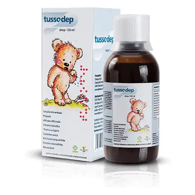 Sciroppo per la tosse per bambini Tussodep, 150 ml, Dr. Phyto