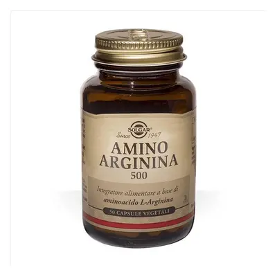 Solgar Amino Arginina 500 Integratore Alimentare 50 Capsule Vegetali