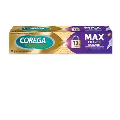 Crema adesiva per fissare e sigillare protesi Power Max, 70g, Corega