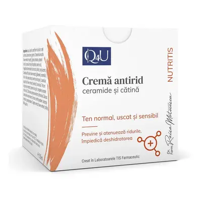 Nutritis Q4U crema antirughe alle ceramidi, 50 ml, Tis Farmaceutic