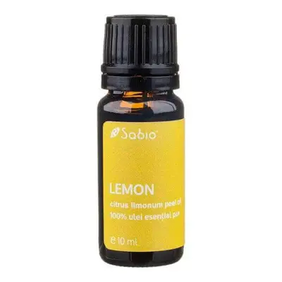 Olio essenziale puro al 100% Limone, 10 ml, Sabio