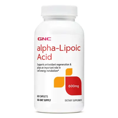 Acido alfa lipoico Gnc 600 Mg, acido alfa lipoico Ala, 60 Tb