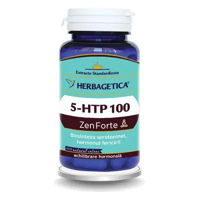 5 HTP 100 Zen Forte, 60 capsule, Herbagetica