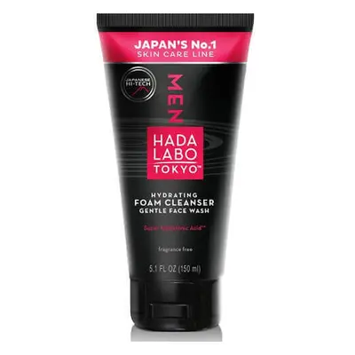 Schiuma detergente idratante per uomo con acido super ialuronico, 150 ml, Hada Labo Tokyo