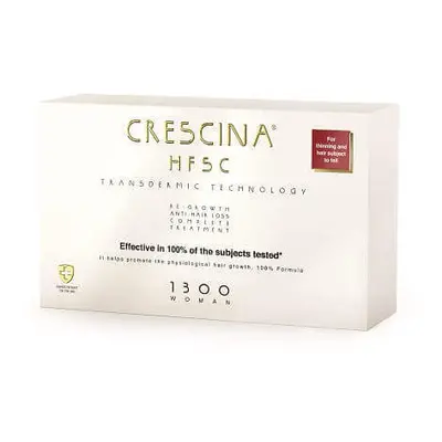 Trattamento completo Crescina Transdemic HFSC 1300 DONNA, 10+10 FIALE, Labo