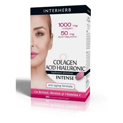 Collagene e Acido Ialuronico Intense, 30 compresse, Interherb