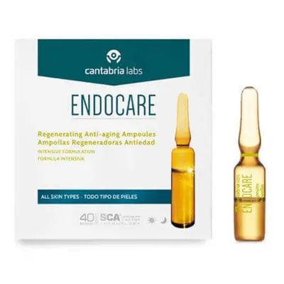 Fiale antietà Endocare con effetto rigenerante, 7 fiale x 1 ml, Cantabria Labs