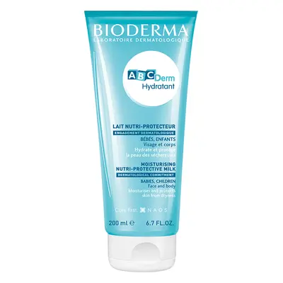 Latte idratante ABCDerm, 200 ml, Bioderma