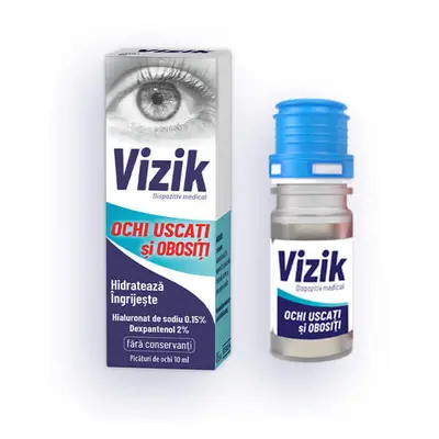 Vizik, Collirio per Occhi Secchi e Stanchi, 10 ml, Zdrovit