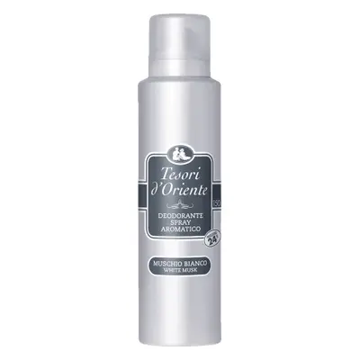 Tesori d'Oriente Deodorante corpo spray muschio bianco, 150 ml