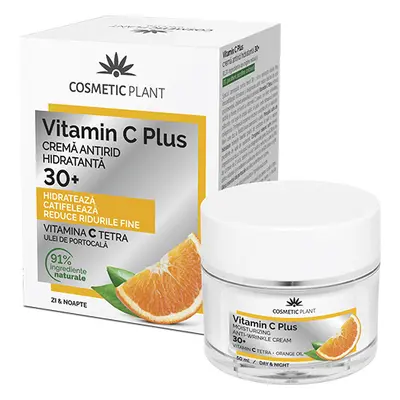 Crema idratante antirughe 30+ Vitamina C Plus, 50 ml, Pianta cosmetica