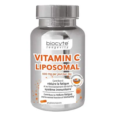 Vitamina C liposomiale 500 mg, 30 capsule, Biocyte