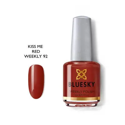 Smalto per unghie Bluesky Kiss Me Rosso 15ml