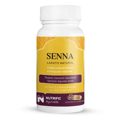 Senna Lassativo Naturale, 60 capsule, Nutrific