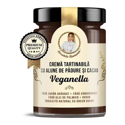 Crema spalmabile alle nocciole e cacao, Veganella, Ramona's Secrets, 350g, Remedia