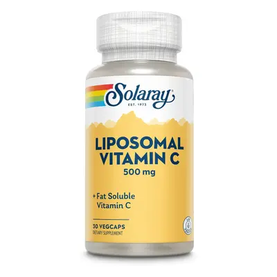 Vitamina C liposomiale 500 mg Solaray, 30 capsule, Secom