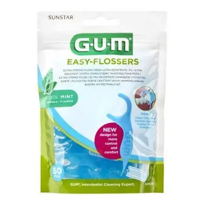 Filo interdentale al gusto di menta Easy Flossers, 50 pezzi, Sunstar Gum