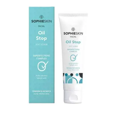 Scrub delicato per pelli a tendenza acneica Oil Stop, 75 ml, Sophieskin