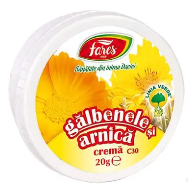 Crema di calendula e arnica, C30, 20 g, Fares