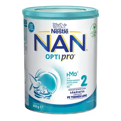 Latte di proseguimento Nan 2 Optipro Premium, HMO, +6 mesi, 800 g, Nestlé