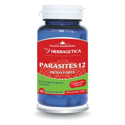 Parasites 12 Detox Forte, 60 capsule, Herbagetica