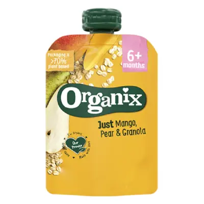 Snack mango, pera e avena, 100 gr, Organix